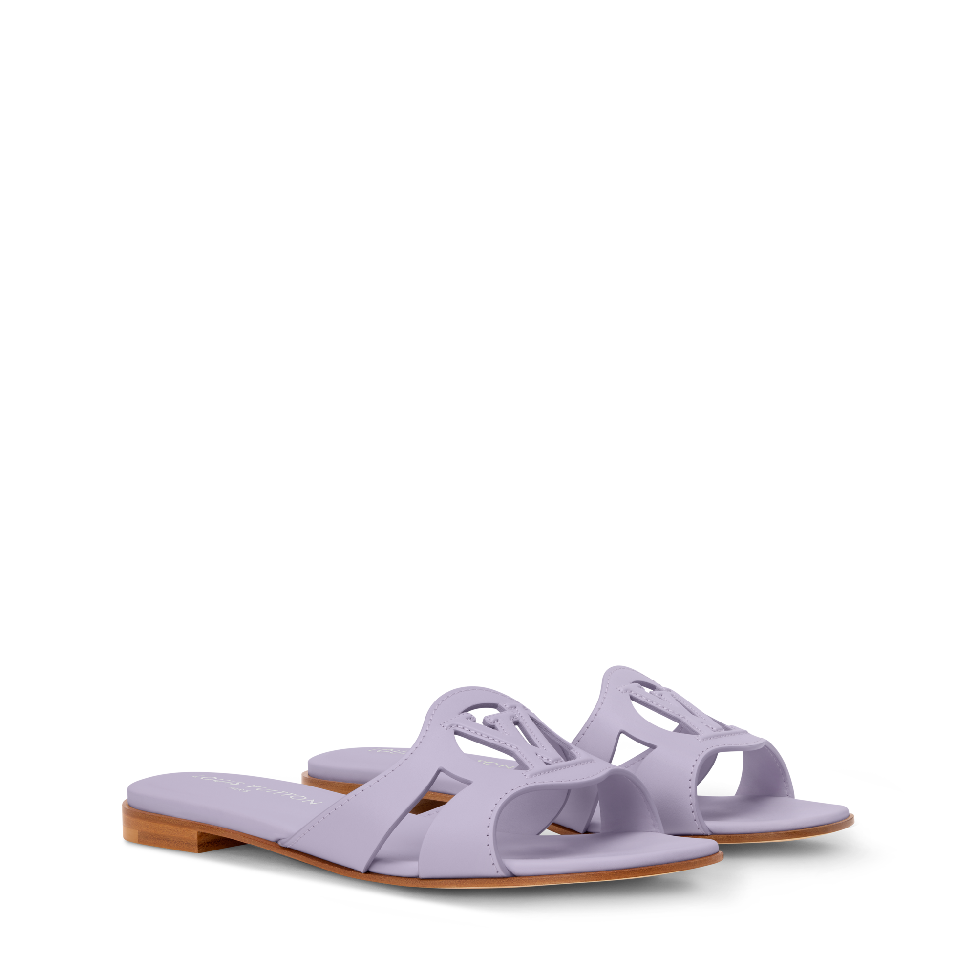 LOUIS VUITTON ホワイト ミュール　みこ LOUIS VUITTON ホワイト ミュール みこ様専用